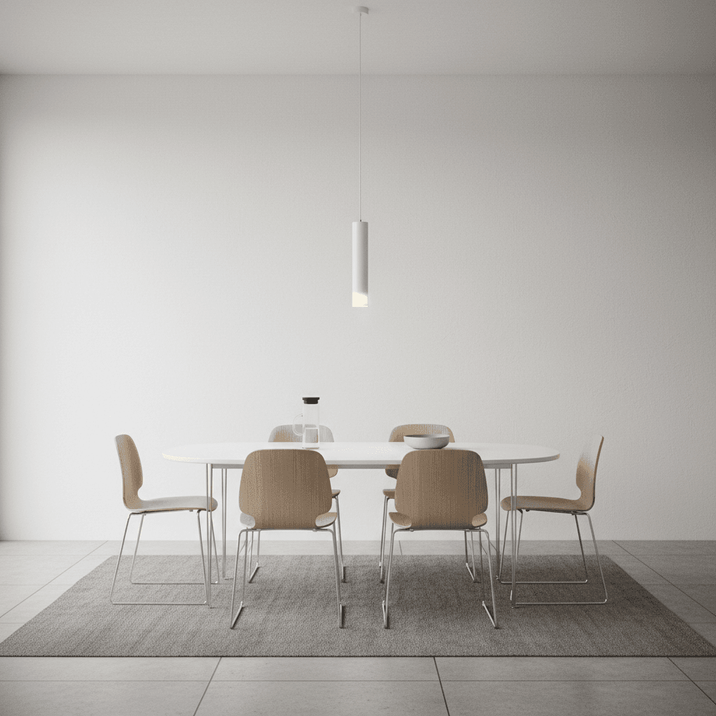 Minimalistischer Essbereich