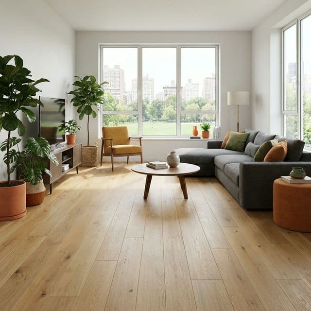 Vorher-Nachher Beispiel für KI Raumgestaltung